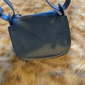 All Saints, Dove Gray Suede Purse!